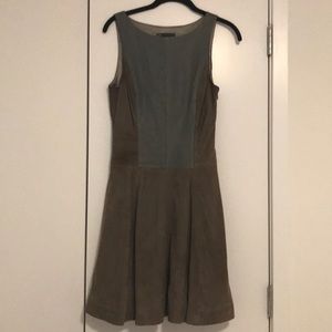 AX armani exchange green velvet dress
